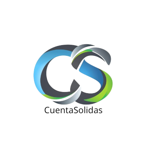 Cuentas solidas Logo profesional empresas servicios de contablidad